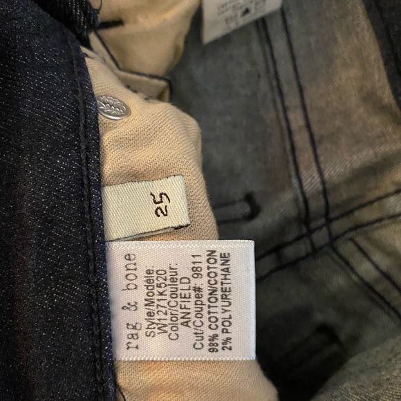 Rag & Bone Dark Rinse W1271K520 Skinny jeans - Picture 4 of 7